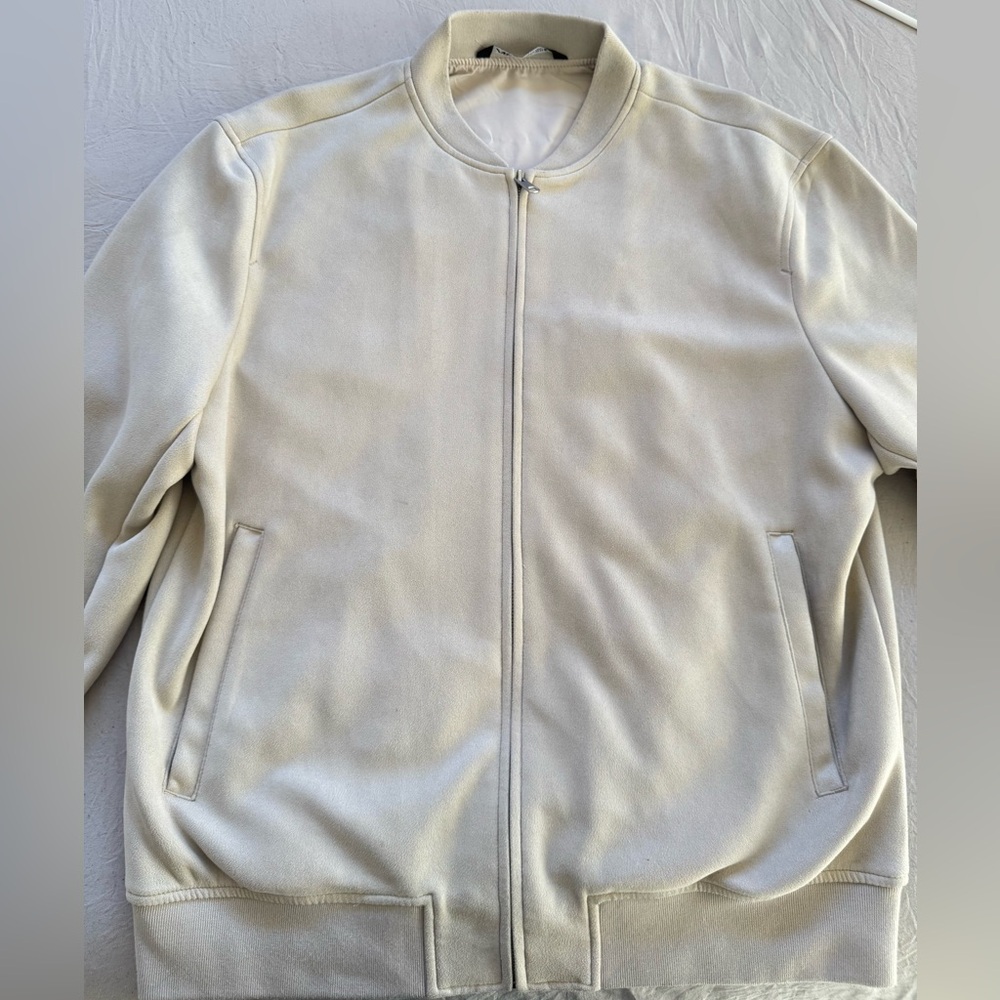 Zara Cream Jacket in chamois